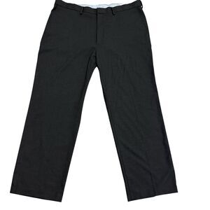 J.M.‎ Haggar Classic Fit Flat Front Pants Gray Men's 40x30